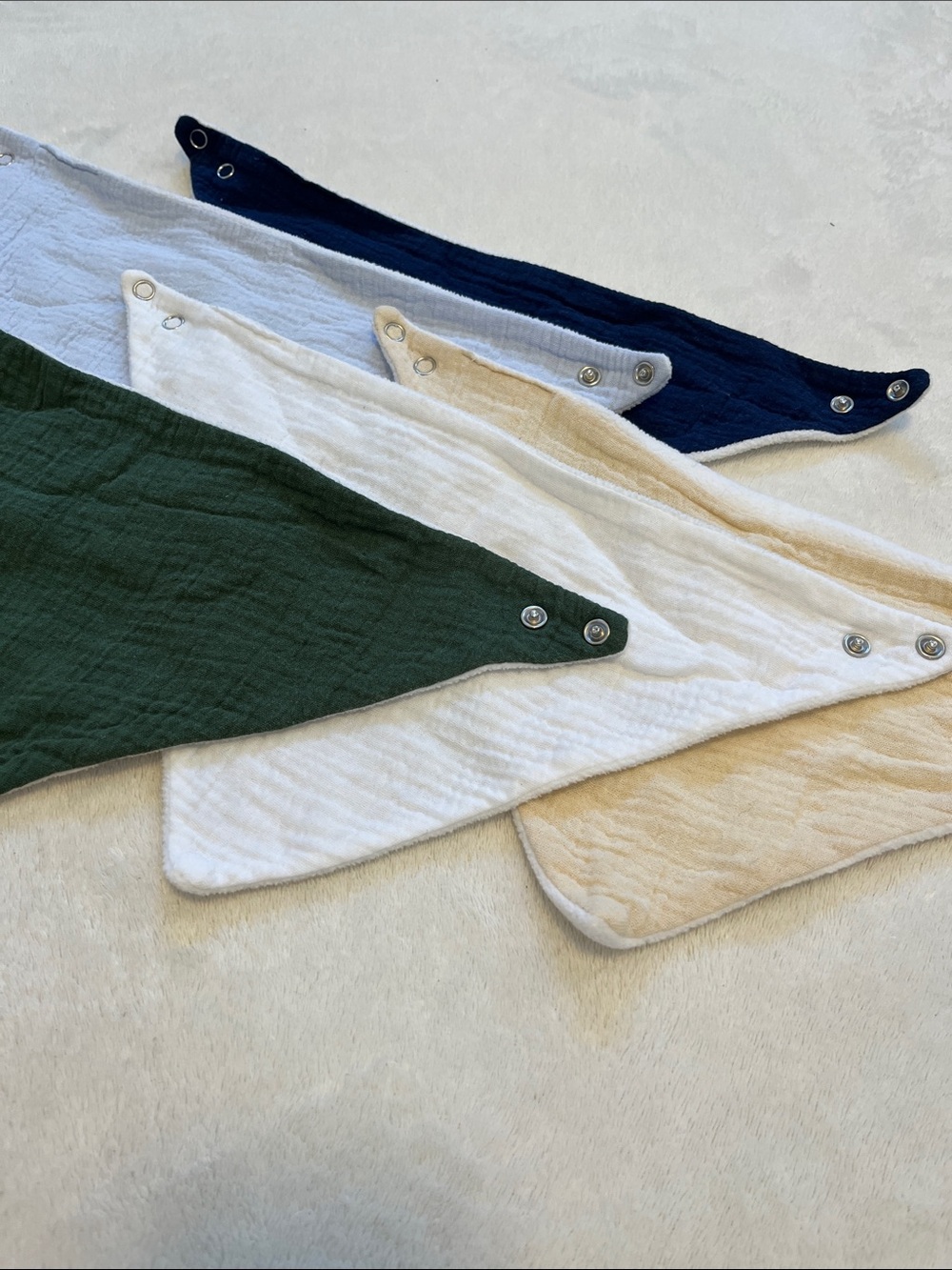 Baby | 5 Soft Cotton Drool Bibs